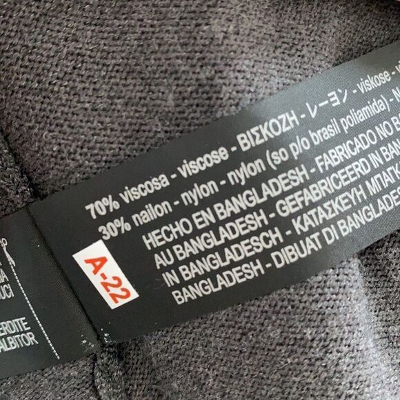 Zara Knit open front grey gray cardigan high low sweater sz S Small - Picture 8 of 8